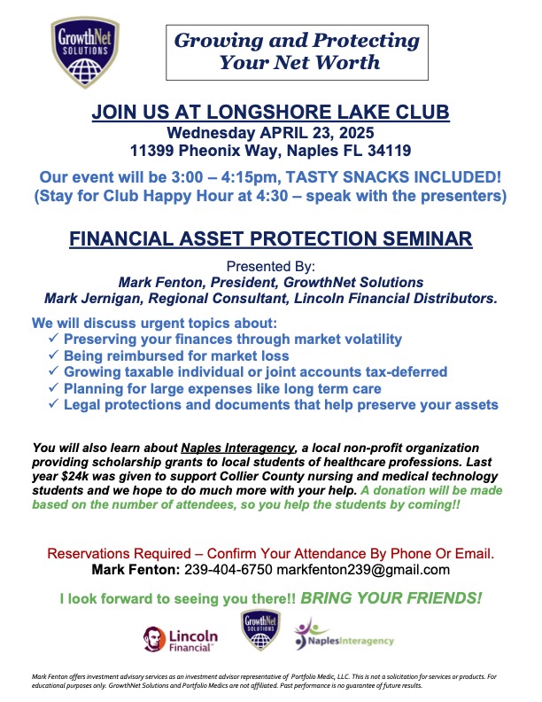 Financial Asset Protection Seminar